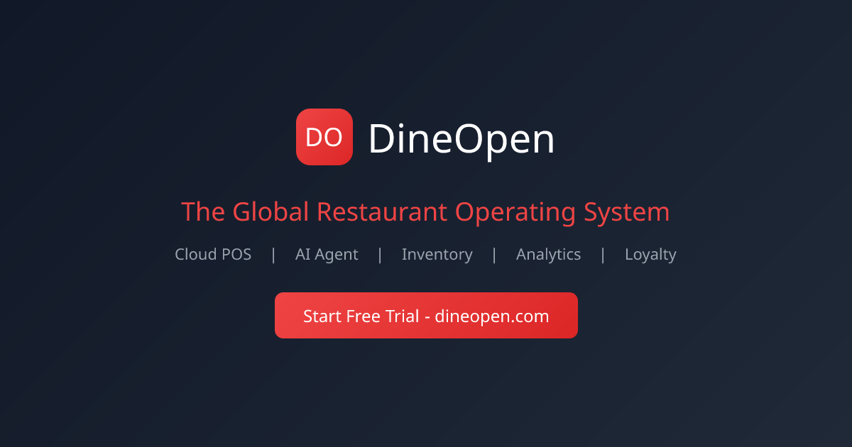 DineOpen | The Global Restaurant Operating System